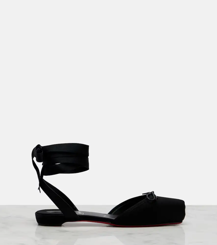 Christian Louboutin Cassia satin flats | Thumbnail 3