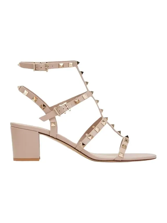 Rockstud Leather 60mm City Sandals