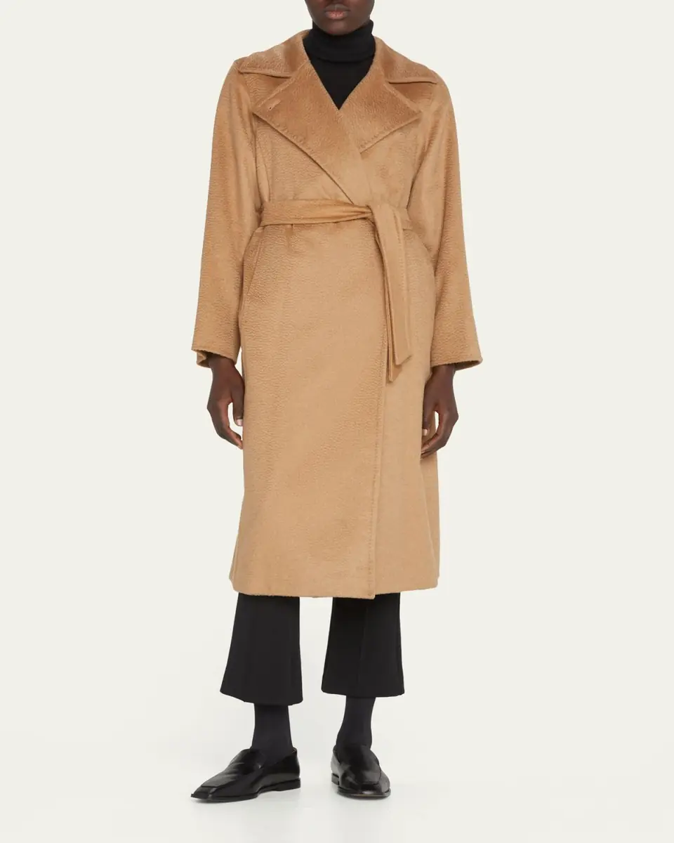 Max Mara Manuela Belted Camel Hair Coat | Thumbnail 2 Max Mara Manuela Belted Camel Hair Coat | Thumbnail 2