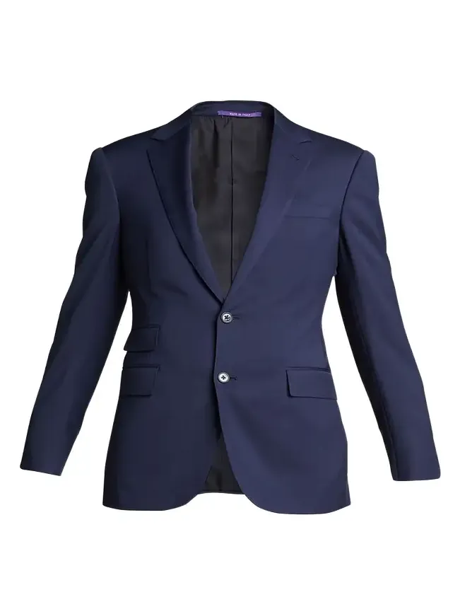 Ralph Lauren Purple Label Men's Gregory Hand-Tailored Wool Serge Blazer