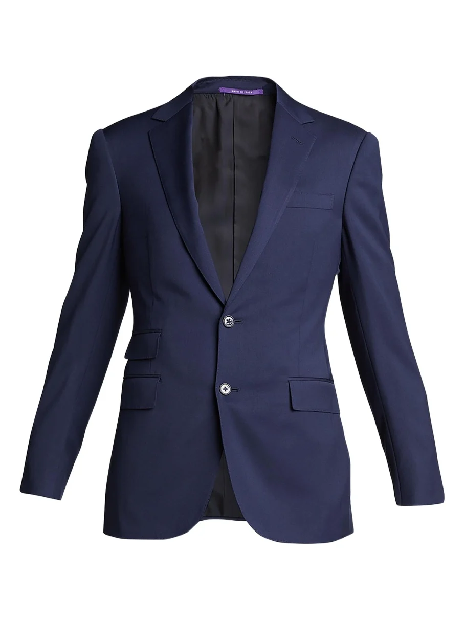 Ralph Lauren Purple Label Men's Gregory Hand-Tailored Wool Serge Blazer