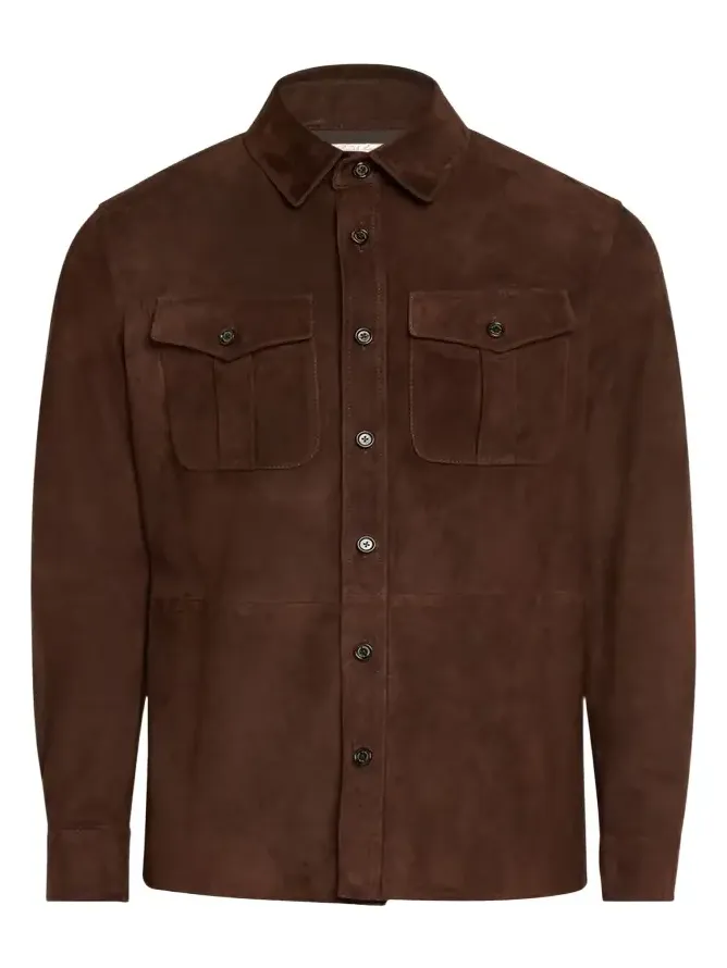 Men's Suede Overshirt