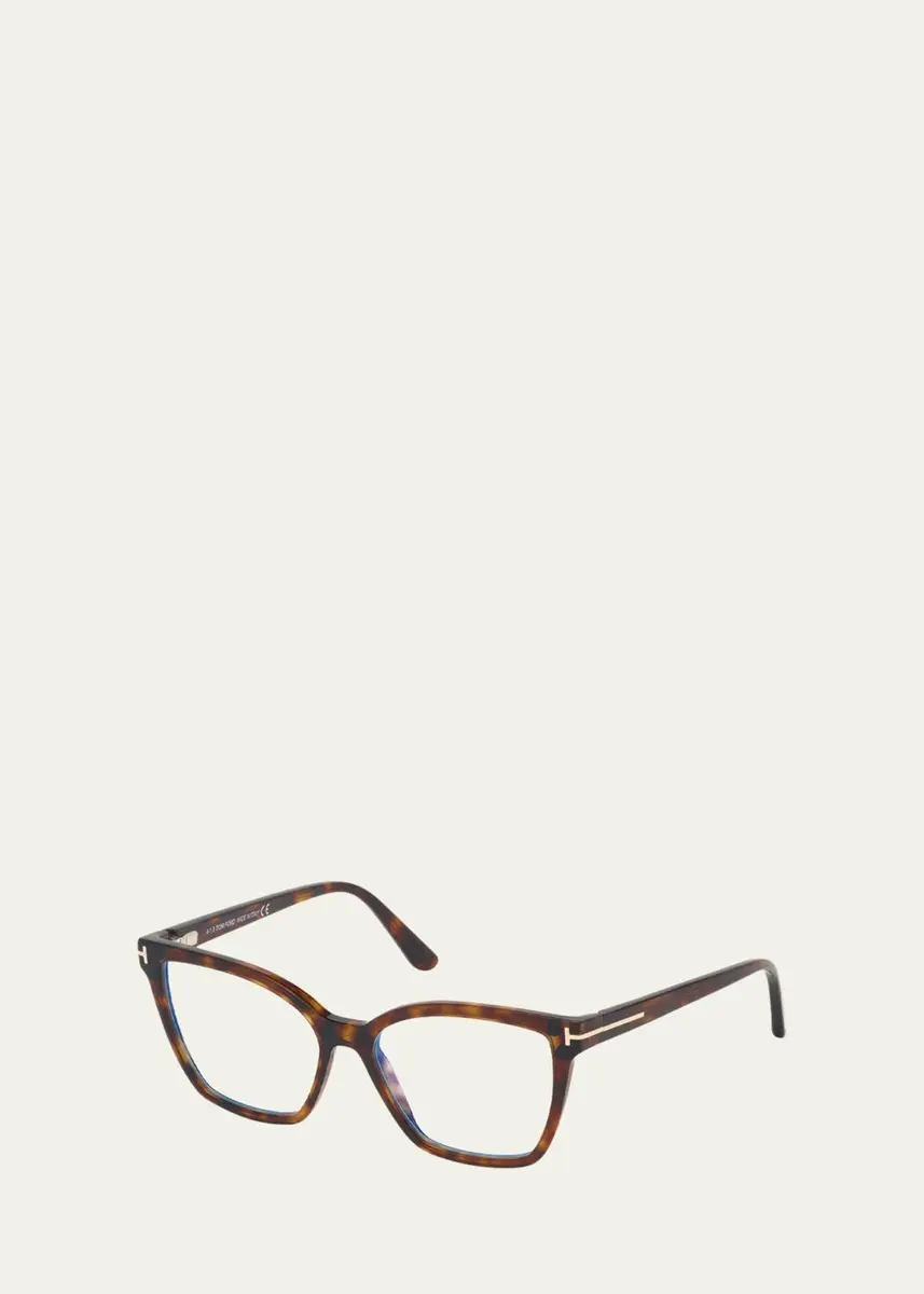 Tom Ford Square Blue-Block Optical Frames w/ Two Magnetic Sunglasses Clips | Thumbnail 2 Tom Ford Square Blue-Block Optical Frames w/ Two Magnetic Sunglasses Clips | Thumbnail 2