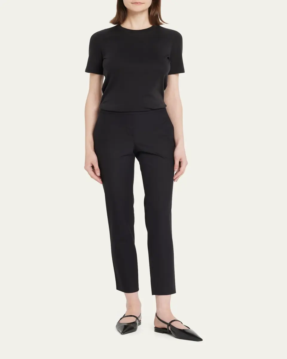 Theory Johanna Crewneck Classic Tee | Thumbnail 2