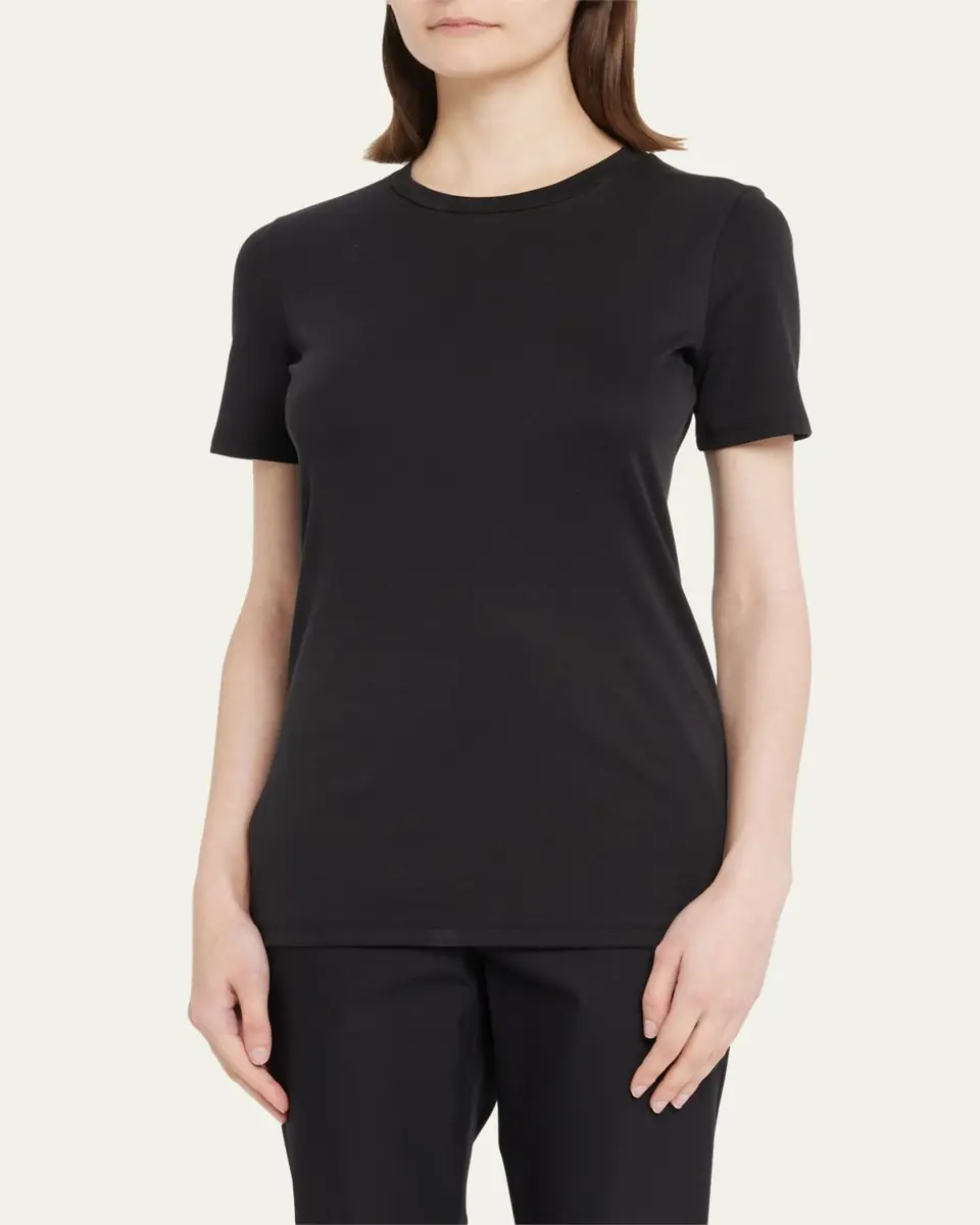 Theory Johanna Crewneck Classic Tee | Thumbnail 4