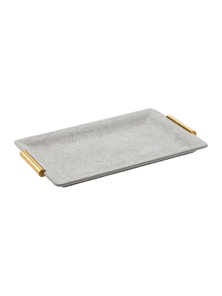 AERIN Faux Shagreen Small Vanity Tray