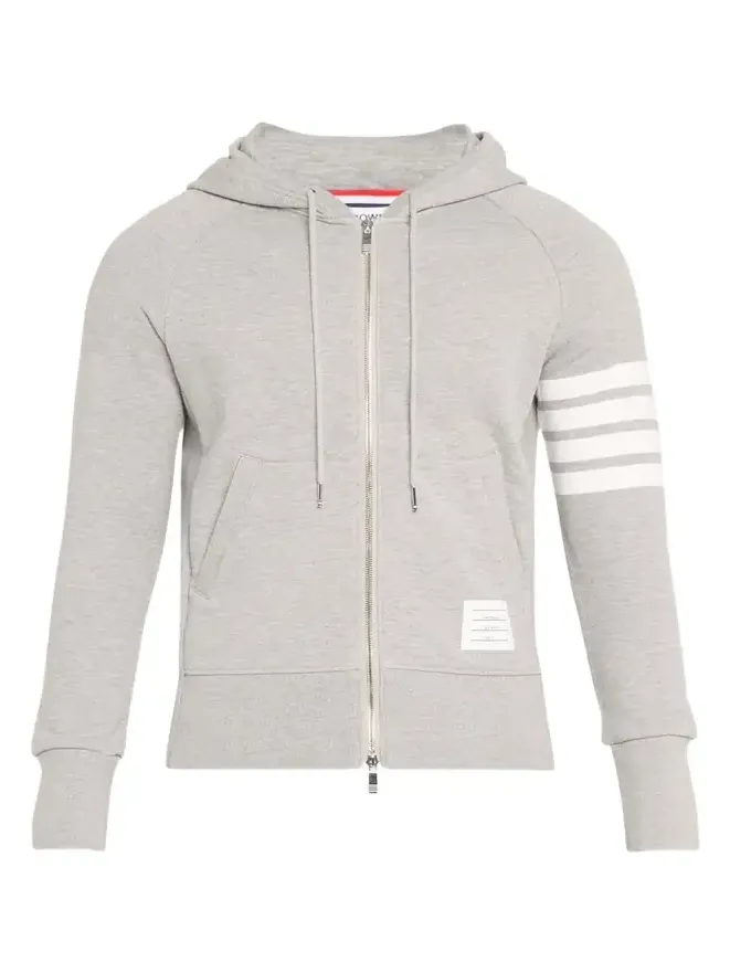 Thom Browne Four-Stripe Hoodie Sweatshirt