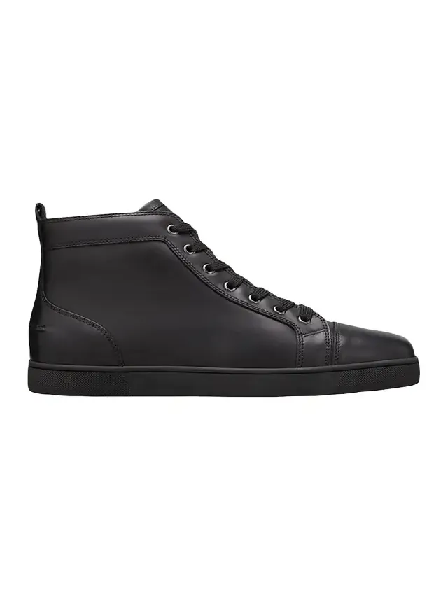Men's Louis Leather High-Top Sneakers