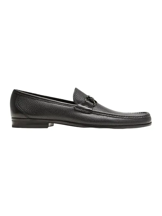 Men's Grandioso Grained Calfskin Gancini Loafer