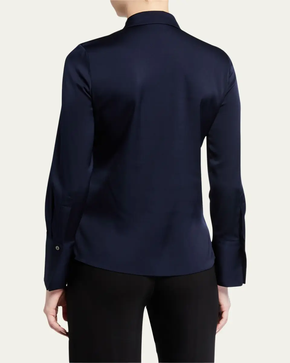 Kobi Halperin Rebekah Long-Sleeve Silk Blouse | Thumbnail 3