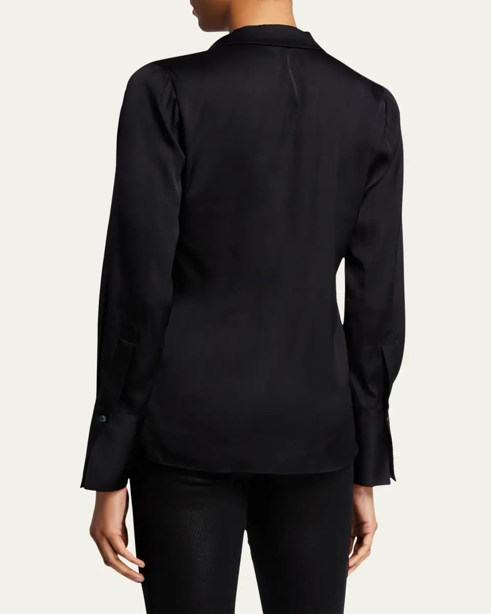 Kobi Halperin Rebekah Long-Sleeve Silk Blouse | Thumbnail 4