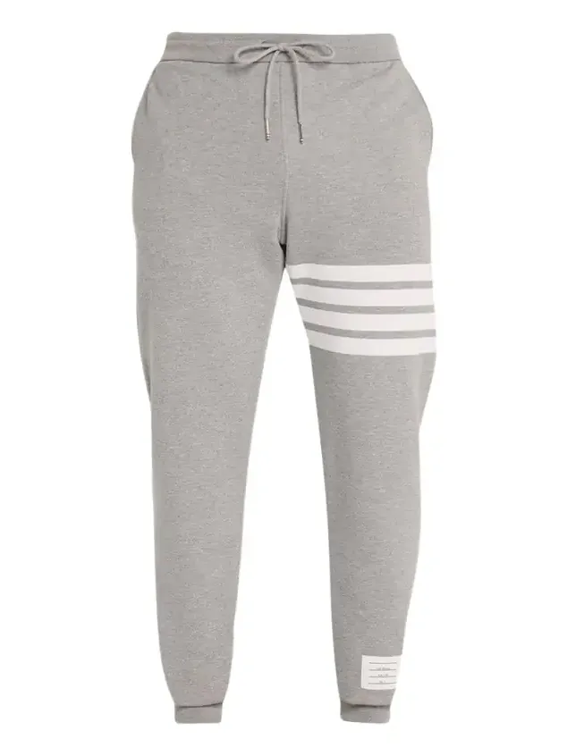 Men's Classic Drawstring Sweatpants with Stripe Detail Men's Classic Drawstring Sweatpants with Stripe Detail