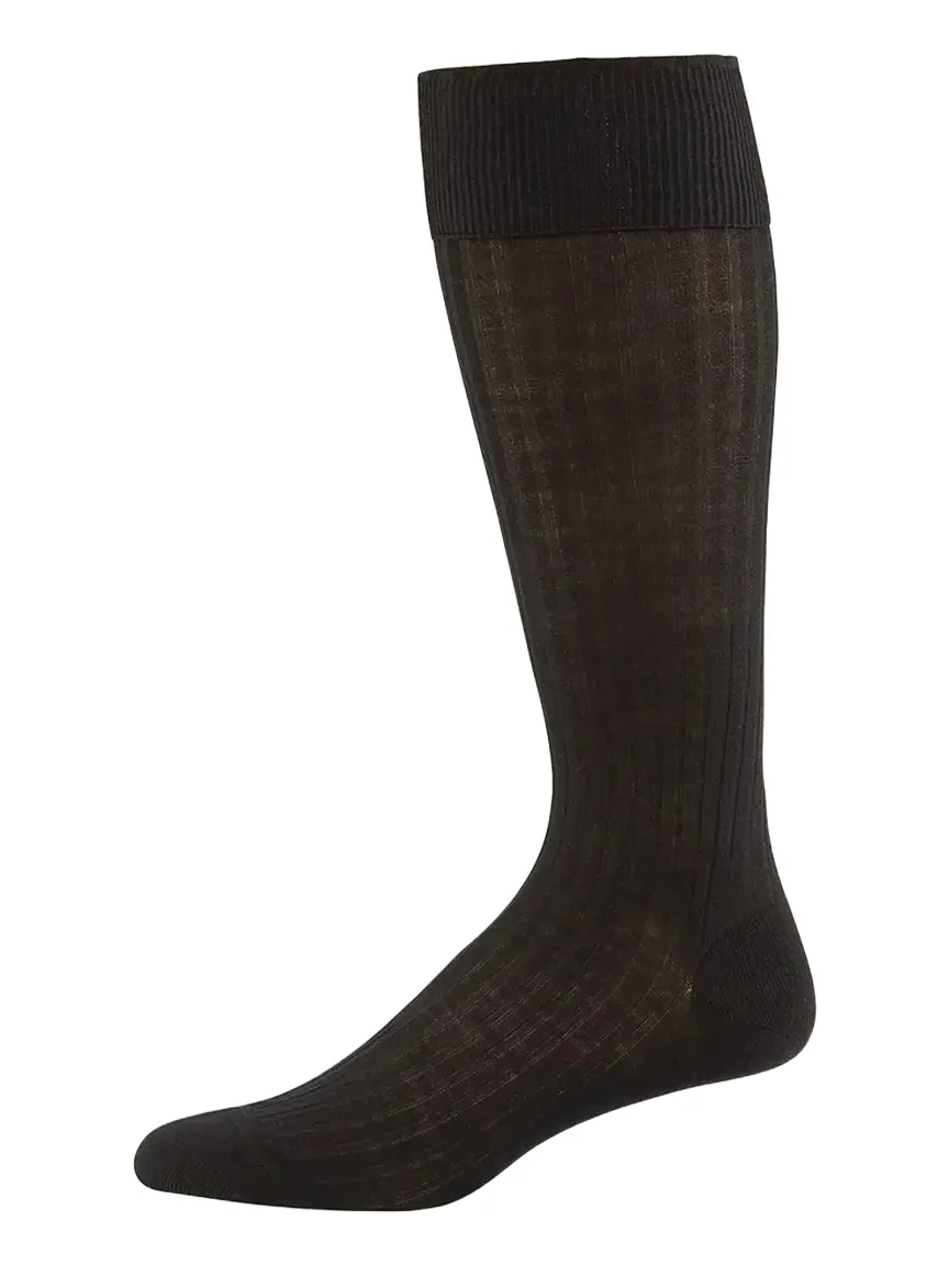 Men's Laburnum Over-the-Calf Ribbed Merino Wool Socks