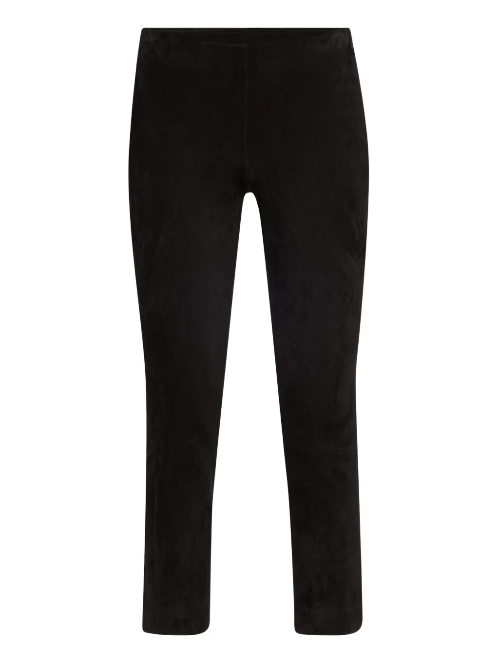 Vince Stretch-Suede Split Hem Crop Pants