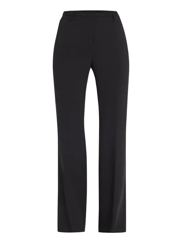 Farrah Boot-Cut Mid-Rise Wool Pants Farrah Boot-Cut Mid-Rise Wool Pants