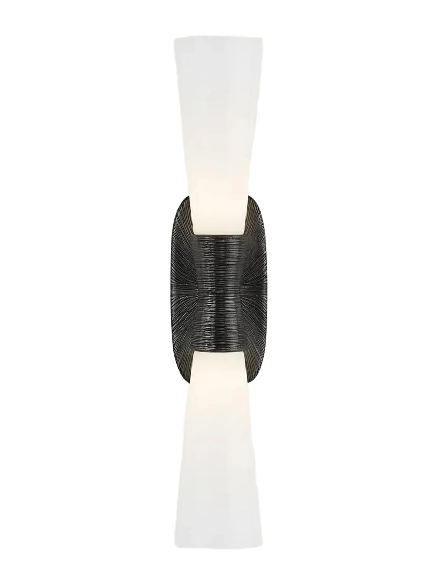 Visual Comfort Signature Utopia Large Double Bath Sconce By Kelly Wearstler