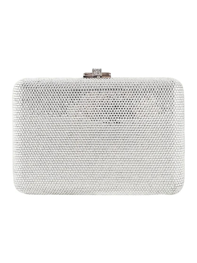 Judith Leiber Couture Slim Slide Crystal Evening Clutch Bag