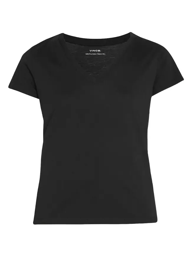 Essential Pima Cotton V-Neck Tee