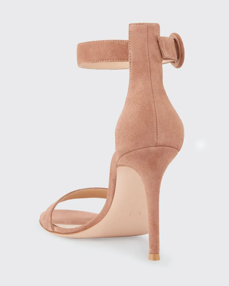 Gianvito Rossi Portofino 105mm Suede Sandals | Thumbnail 3