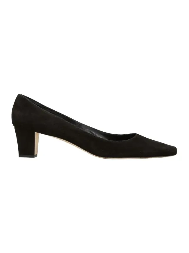 Okkatopla Suede Block-Heel Pump Okkatopla Suede Block-Heel Pump