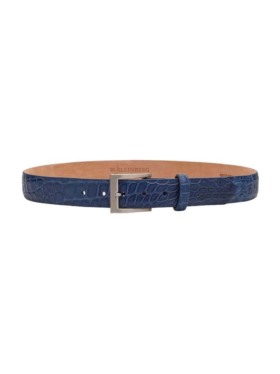 W. Kleinberg Men's Matte Alligator Belt