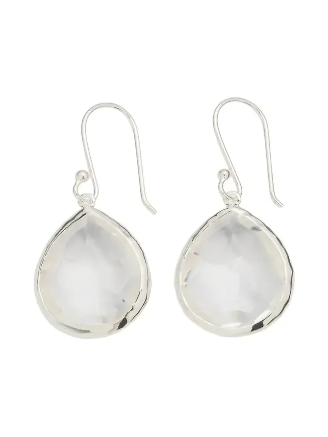 Small Teardrop Earrings in Sterling Silver Small Teardrop Earrings in Sterling Silver