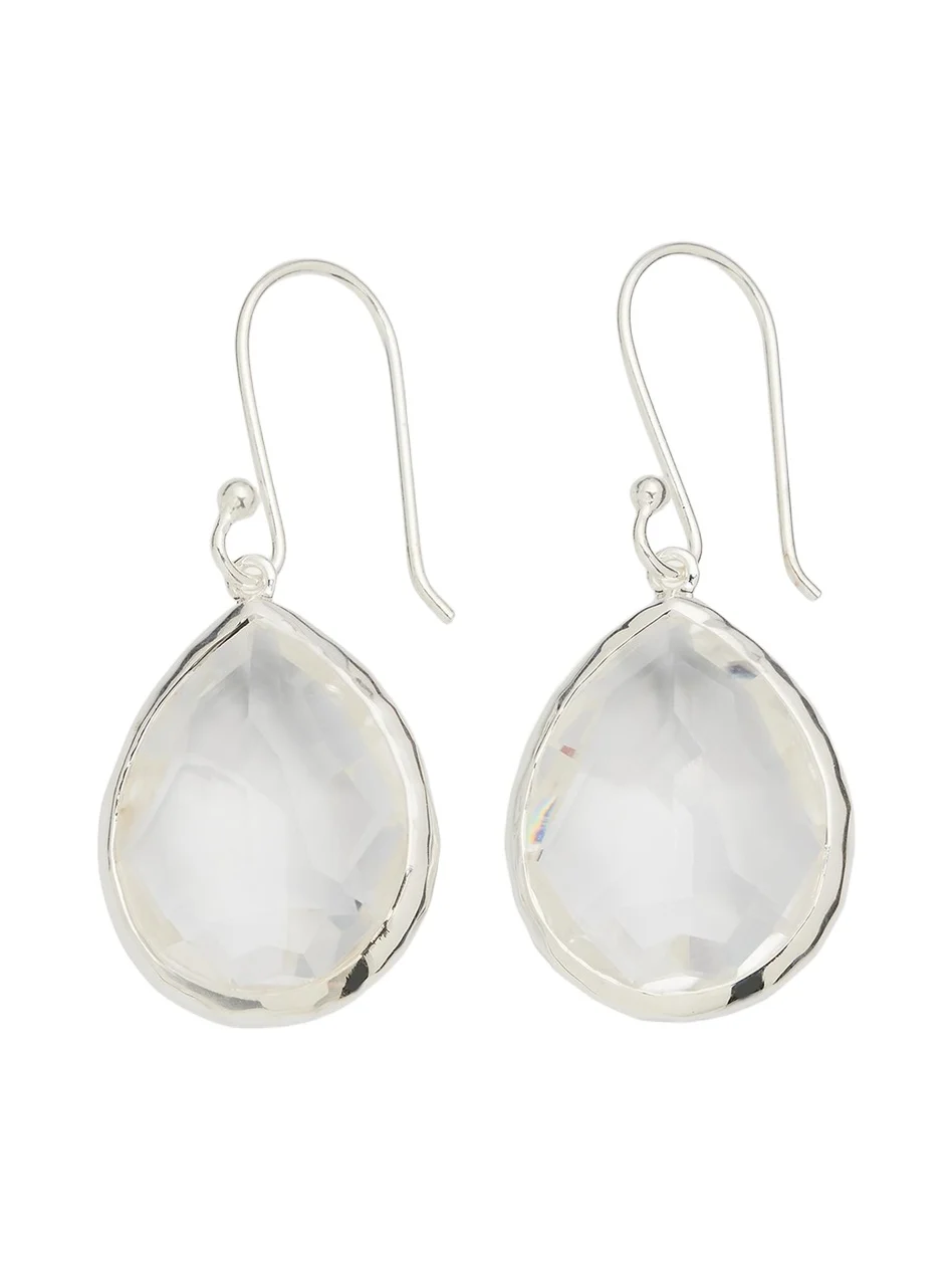 Small Teardrop Earrings in Sterling Silver Small Teardrop Earrings in Sterling Silver