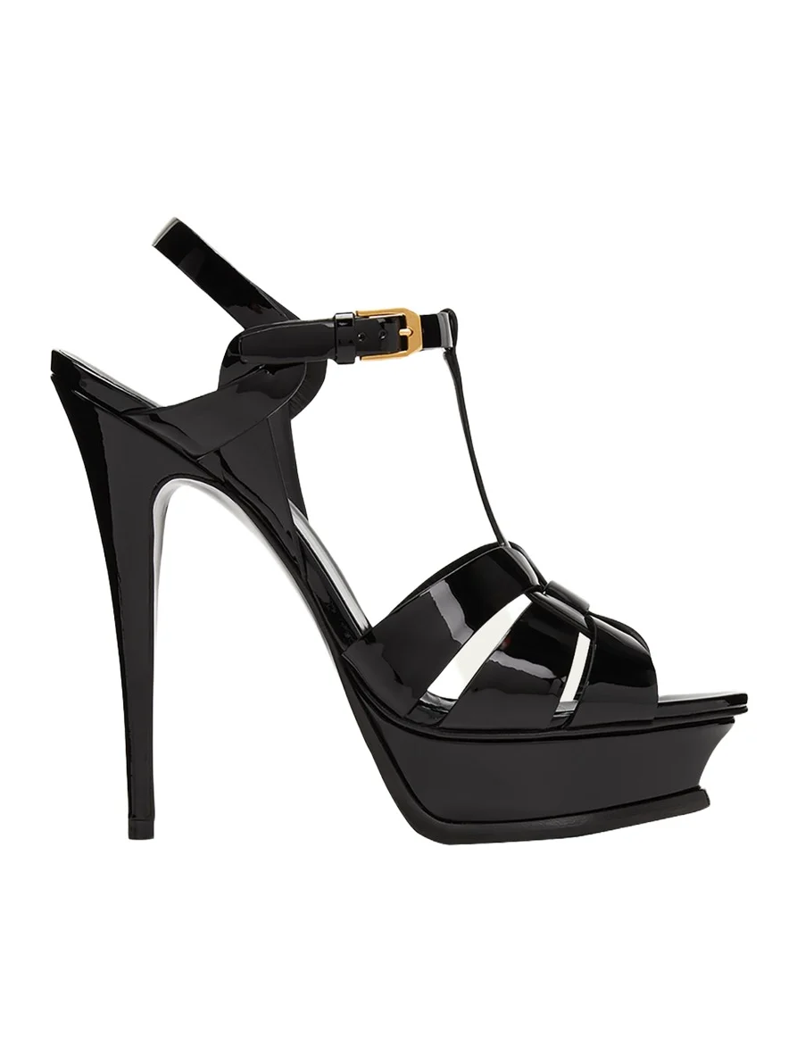 Tribute Patent Platform Sandals