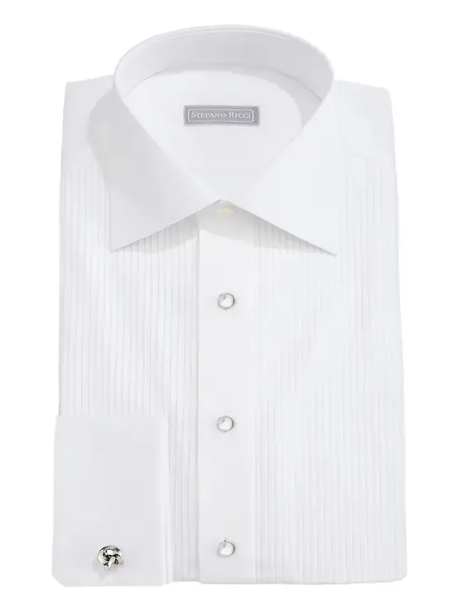Pleated Tuxedo Shirt Pleated Tuxedo Shirt
