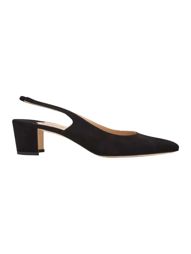 50mm Allurasa Suede Slingback Pump