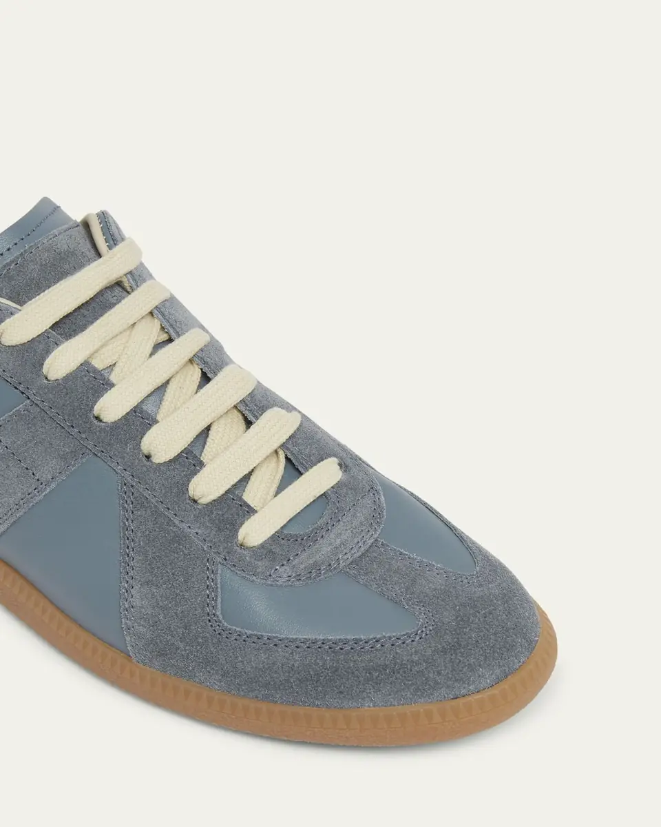 Maison Margiela Replica Suede & Leather Sneakers | Thumbnail 13