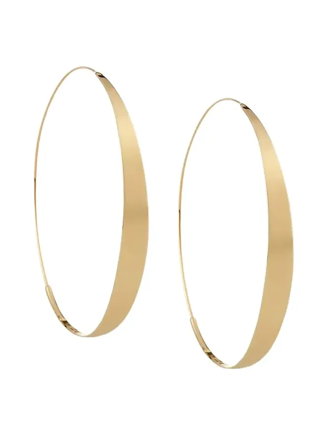 14K Gold Bond XL Glam Magic Hoop Earrings 14K Gold Bond XL Glam Magic Hoop Earrings