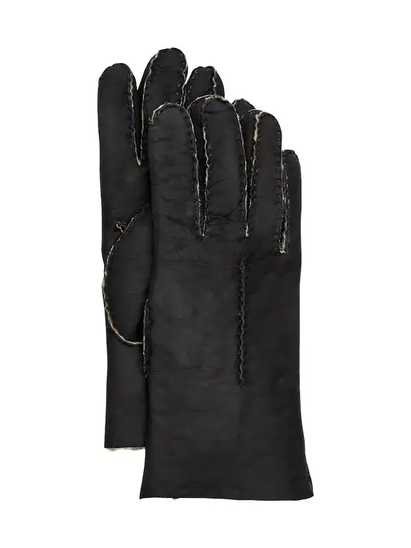 Lambskin Shearling-Lined Gloves Lambskin Shearling-Lined Gloves