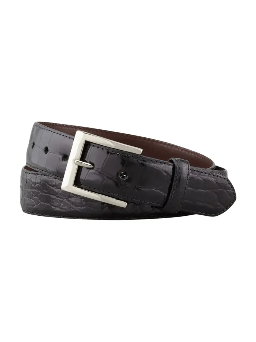 W. Kleinberg Glazed Alligator Belt