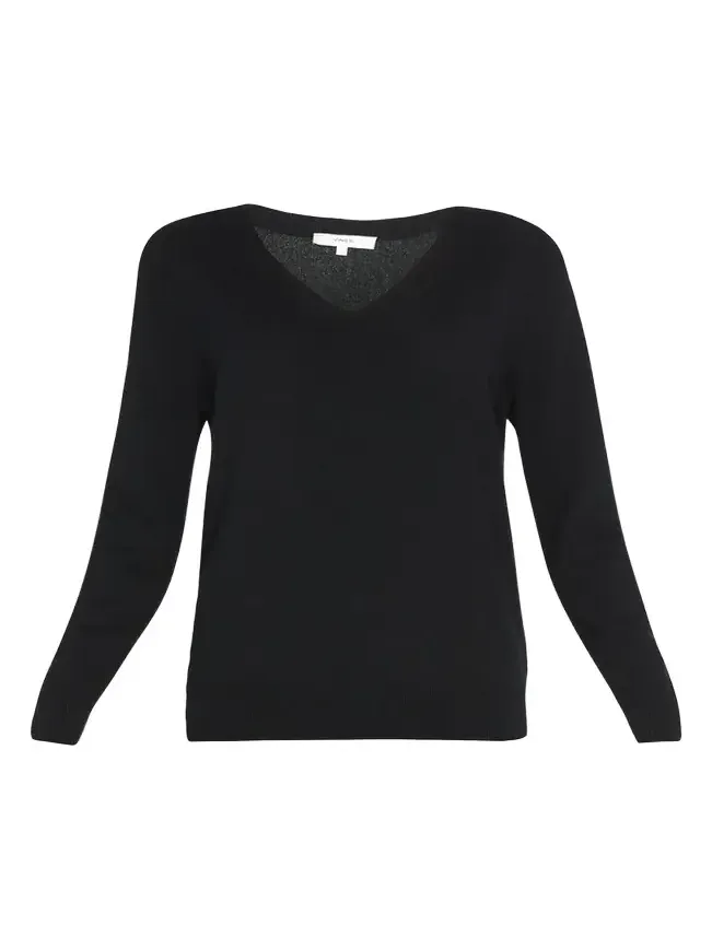 Vince Weekend V-Neck Cashmere Pullover Sweater
