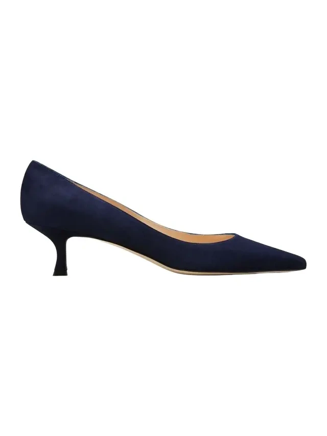 50mm Srila Suede Kitten Heel Pumps 50mm Srila Suede Kitten Heel Pumps