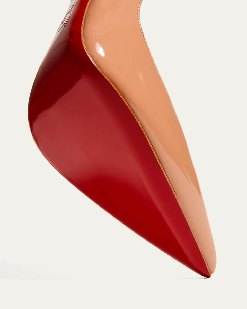 Christian Louboutin 100mm Iriza Patent Open-Side Pumps | Thumbnail 4