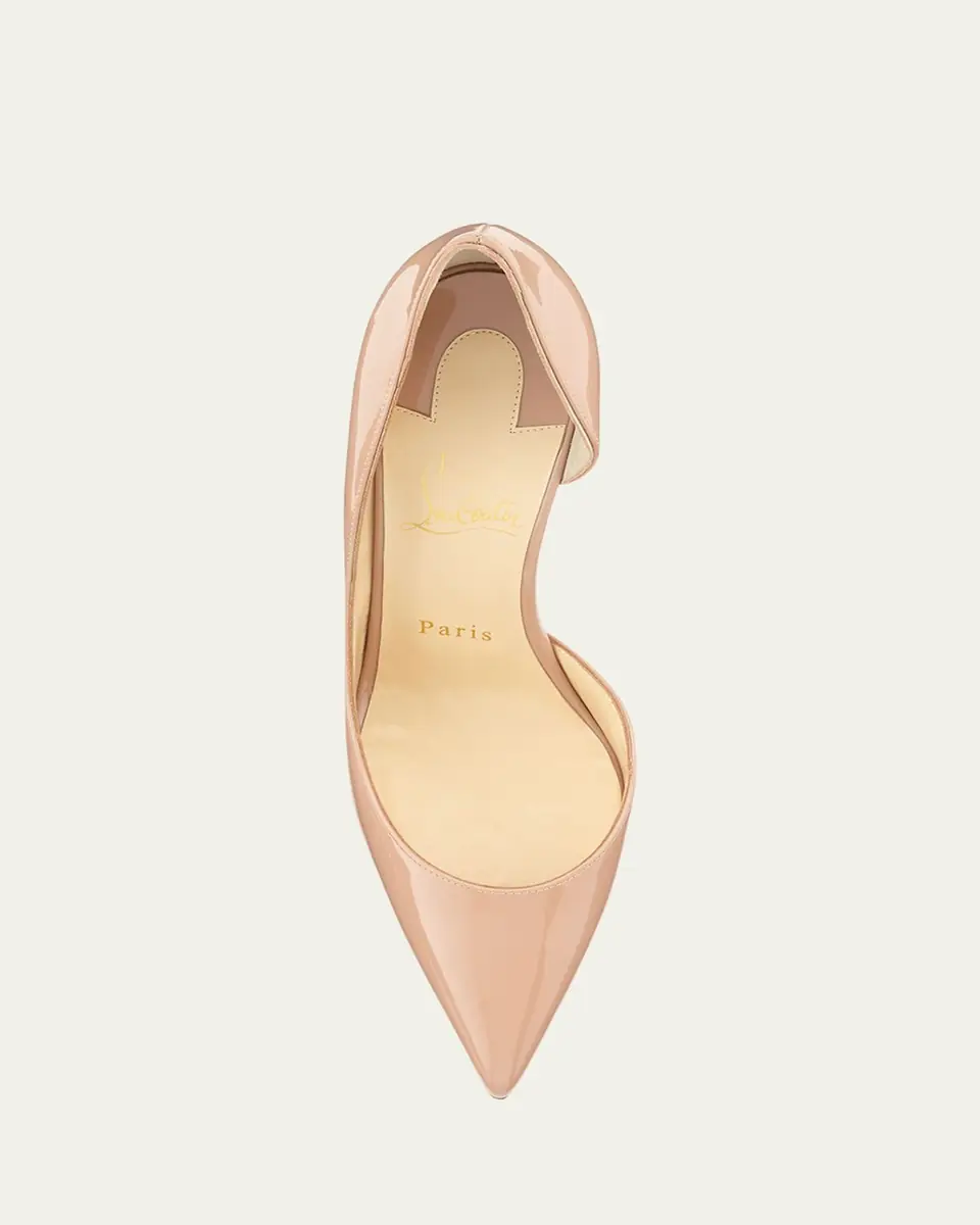 Christian Louboutin 100mm Iriza Patent Open-Side Pumps | Thumbnail 5