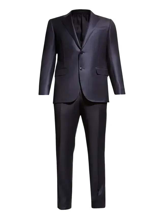 Men's Wool Tic-Weave Suit Men's Wool Tic-Weave Suit