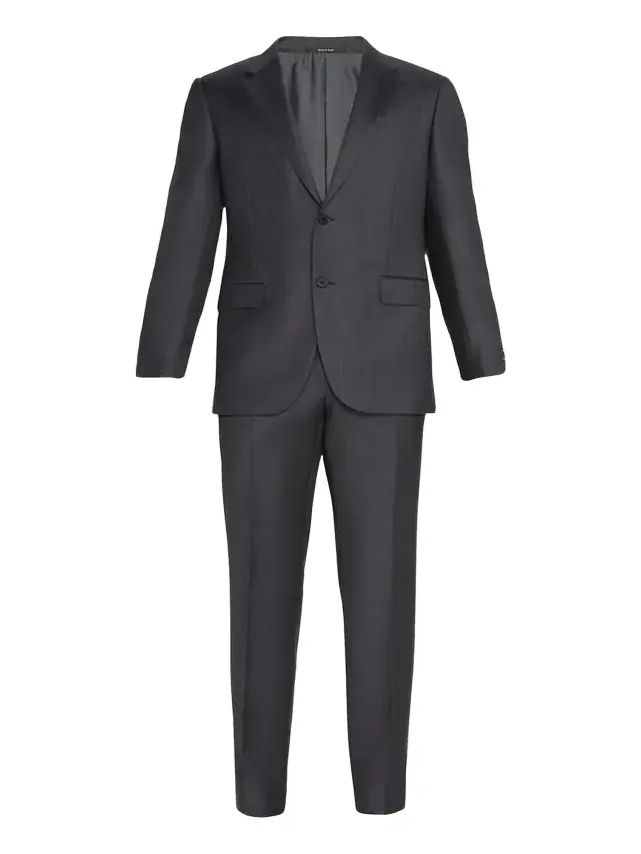 Men's Wool Tic-Weave Suit