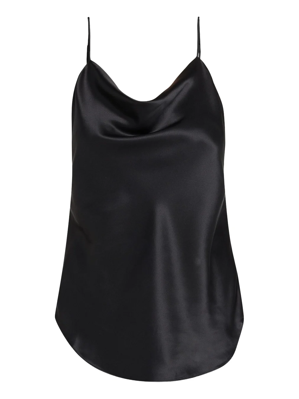 Marta Cowl-Neck Silk Camisole