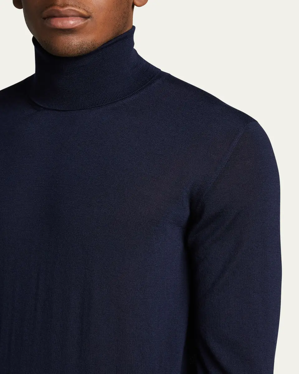 Bergdorf Goodman Men's Cashmere Turtleneck Sweater | Thumbnail 5 Bergdorf Goodman Men's Cashmere Turtleneck Sweater | Thumbnail 5