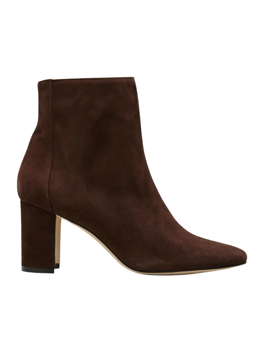 Rosie Suede Zip Ankle Booties Rosie Suede Zip Ankle Booties