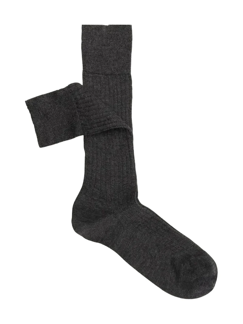 Sozzi Calze Men's Cashmere-Silk Crew Socks