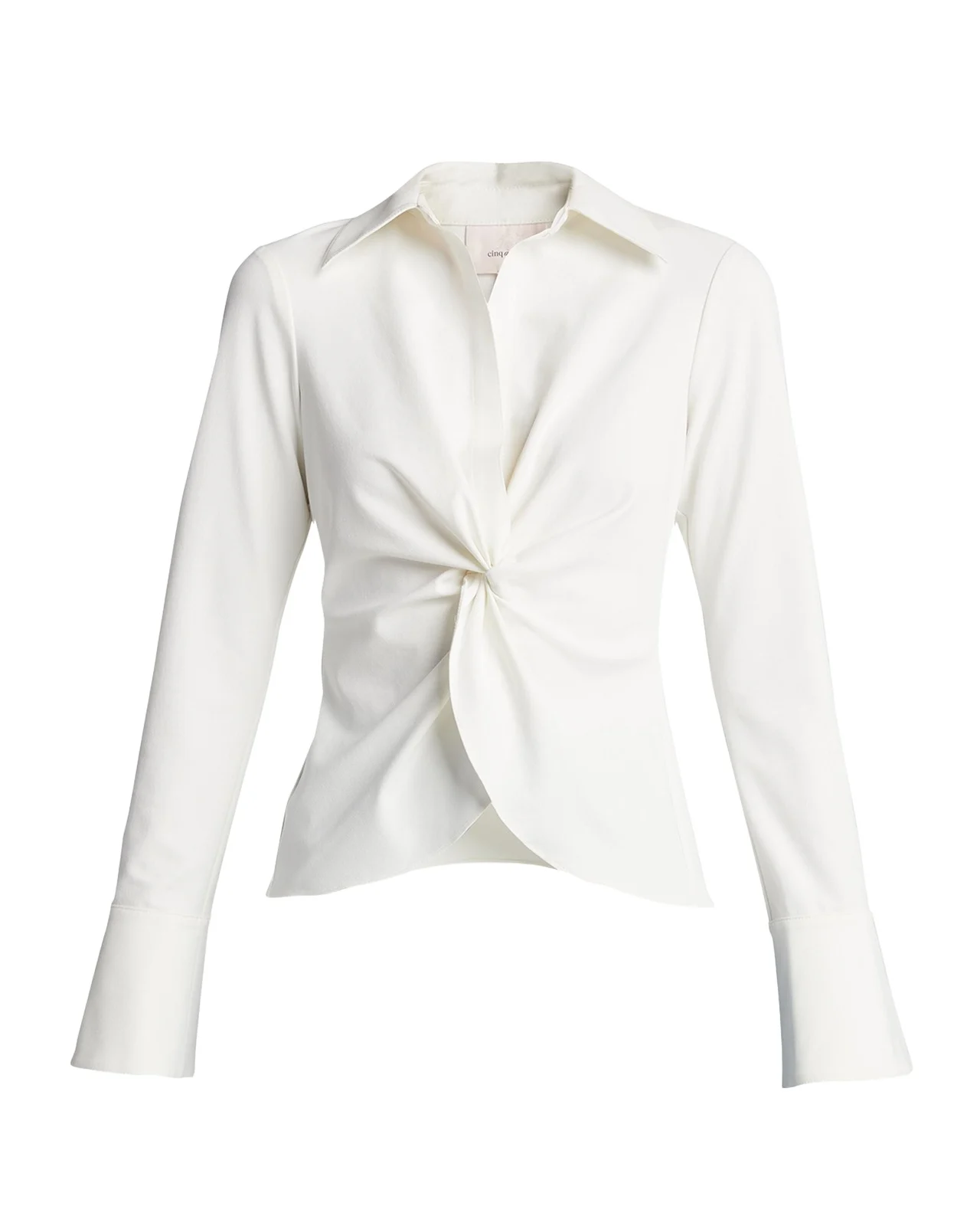 McKenna Long-Sleeve Collared Top