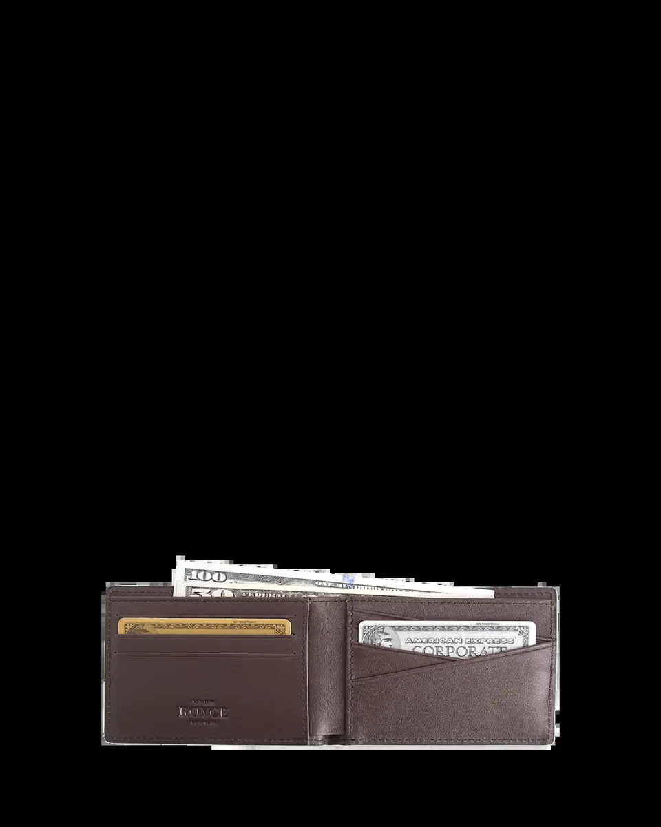 Royce New York RFID Blocking Bifold Wallet, Personalized | Thumbnail 2 Royce New York RFID Blocking Bifold Wallet, Personalized | Thumbnail 2