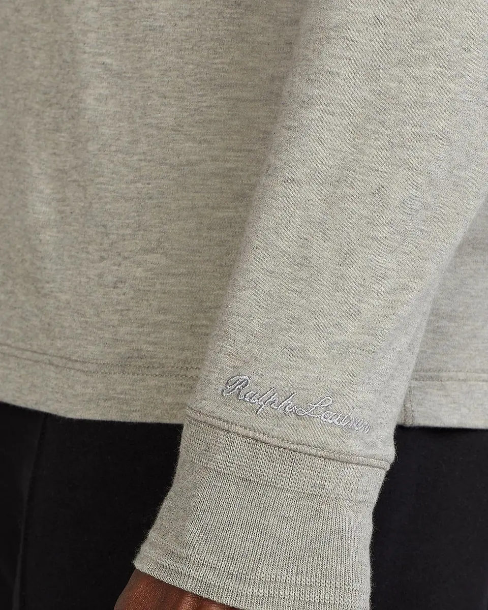 Ralph Lauren Purple Label Men's Long-Sleeve Henley Shirt | Thumbnail 4