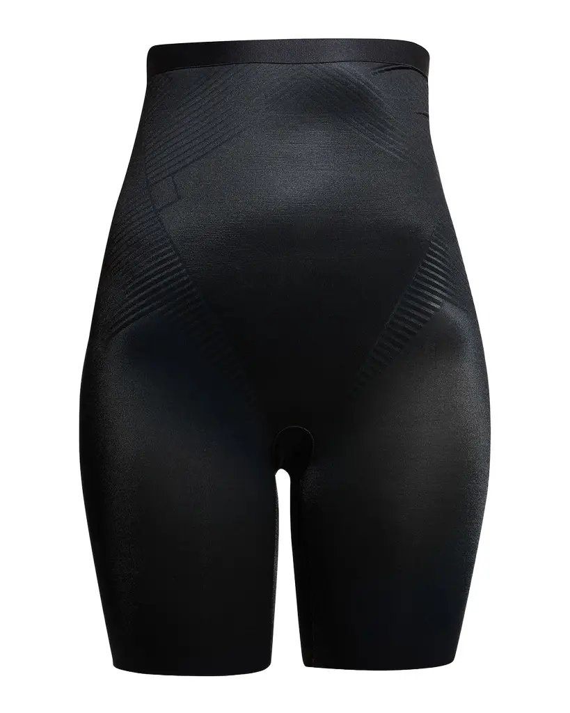 Spanx SPANXshape Invisible High-Waisted Mid-Thigh Shorts | Image 1 Spanx SPANXshape Invisible High-Waisted Mid-Thigh Shorts | Image 1