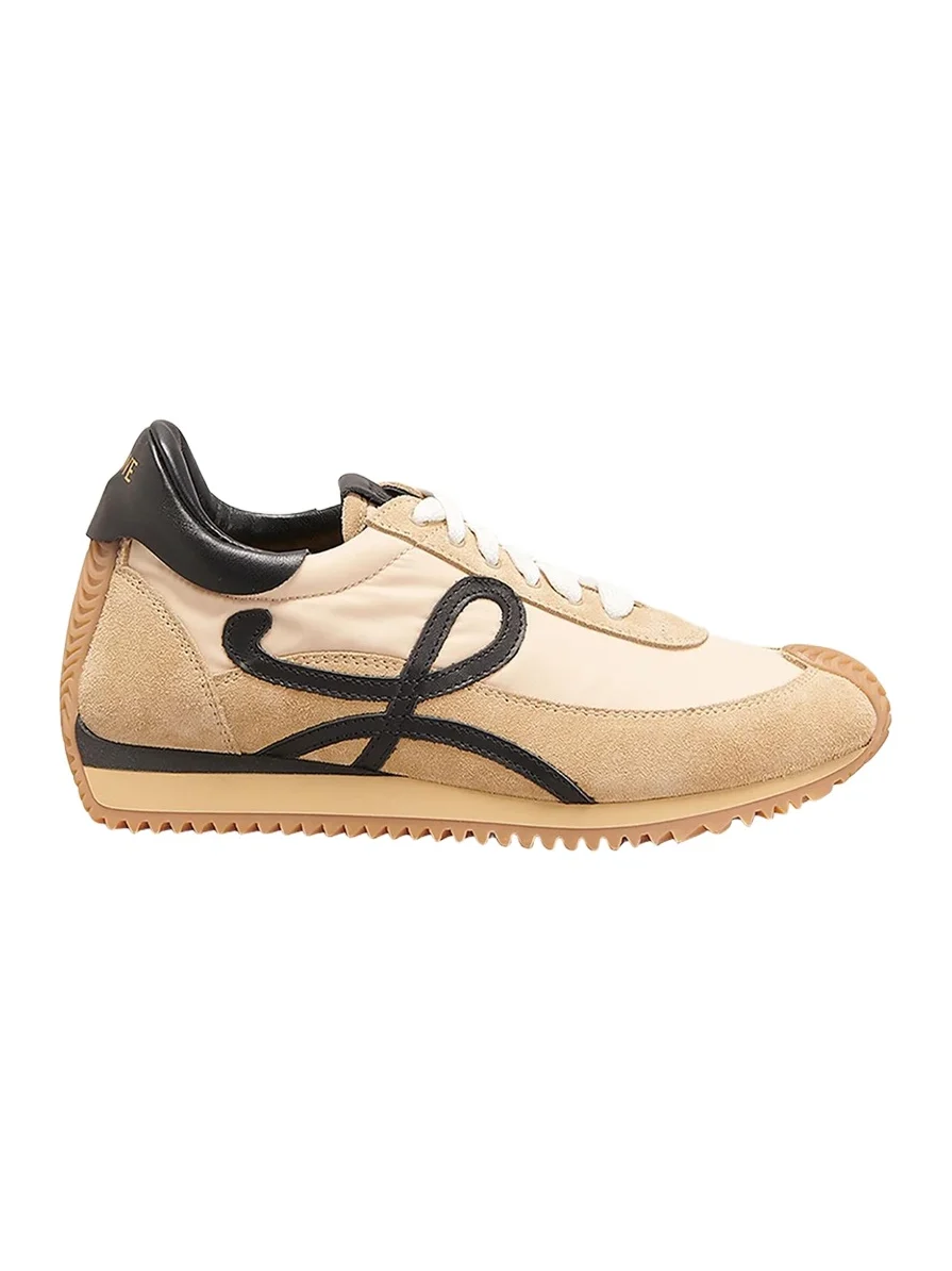 Loewe Flow Runner Suede and Leather Sneakers