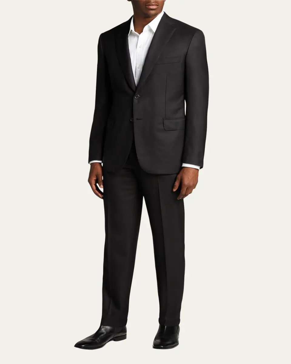Brioni Men's Brunico Essential Virgin Wool Two-Piece Suit | Thumbnail 2